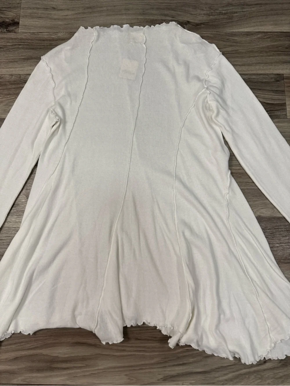 Free People We The Free Care Free Full Swing Tunic Top Cotton in Ivory Large